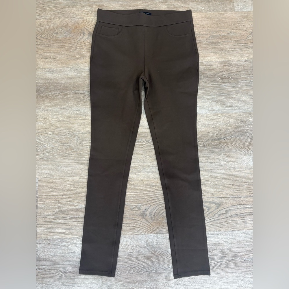 NYDJ Sculpt-Her Modern Legging Pants Coffee Bean Pull On Stretch Women’s S - Picture 6 of 15